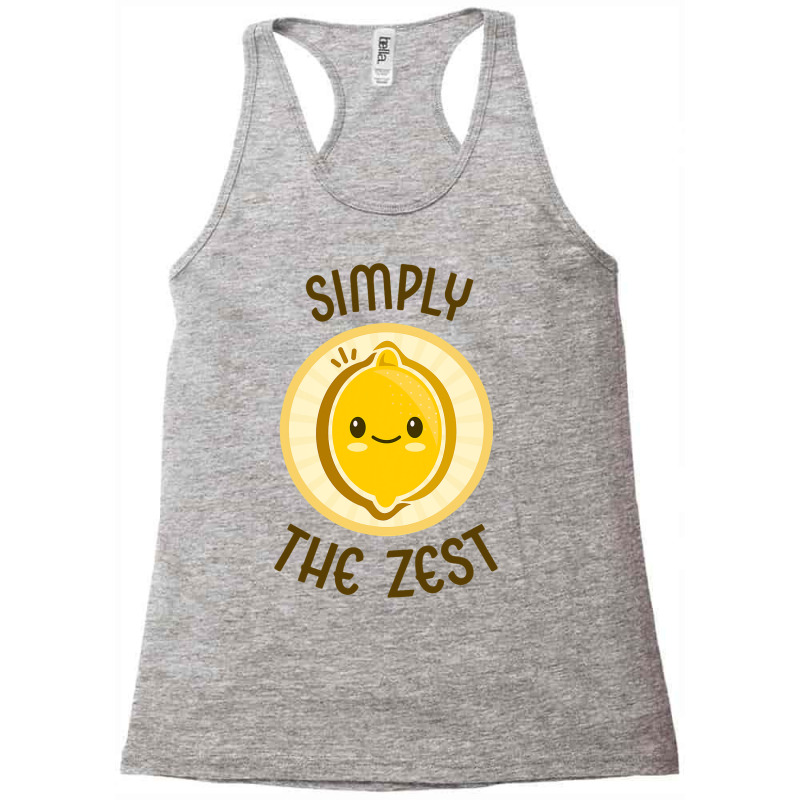 Simply The Zest Cute Adorable Kawaii Lemon Food Pu Racerback Tank by DiamondAnaya | Artistshot