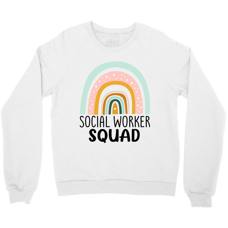 Social Worker Squad Week Appreciation Day Men Wome Crewneck Sweatshirt by KIRKBALLARD | Artistshot