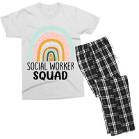 Social Worker Squad Week Appreciation Day Men Wome Men's T-shirt Pajama Set | Artistshot