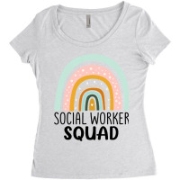 Social Worker Squad Week Appreciation Day Men Wome Women's Triblend Scoop T-shirt | Artistshot