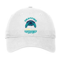 Snapping Turtle My Superpower Reptile Snapping Tur Adjustable Cap | Artistshot