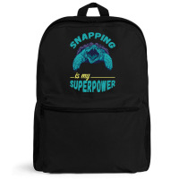 Snapping Turtle My Superpower Reptile Snapping Tur Backpack | Artistshot