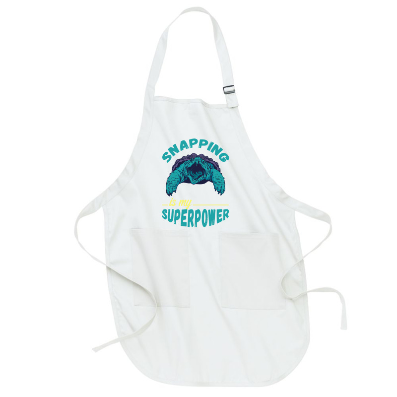 Snapping Turtle My Superpower Reptile Snapping Tur Full-length Apron | Artistshot