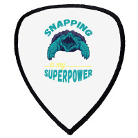 Snapping Turtle My Superpower Reptile Snapping Tur Shield S Patch | Artistshot