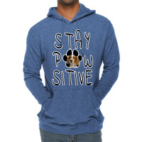 Stay Positive Welsh Springer Spaniel Lightweight Hoodie | Artistshot