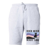 Scottish Terrier Hike More Worry Less Graphic Hiki Fleece Short | Artistshot