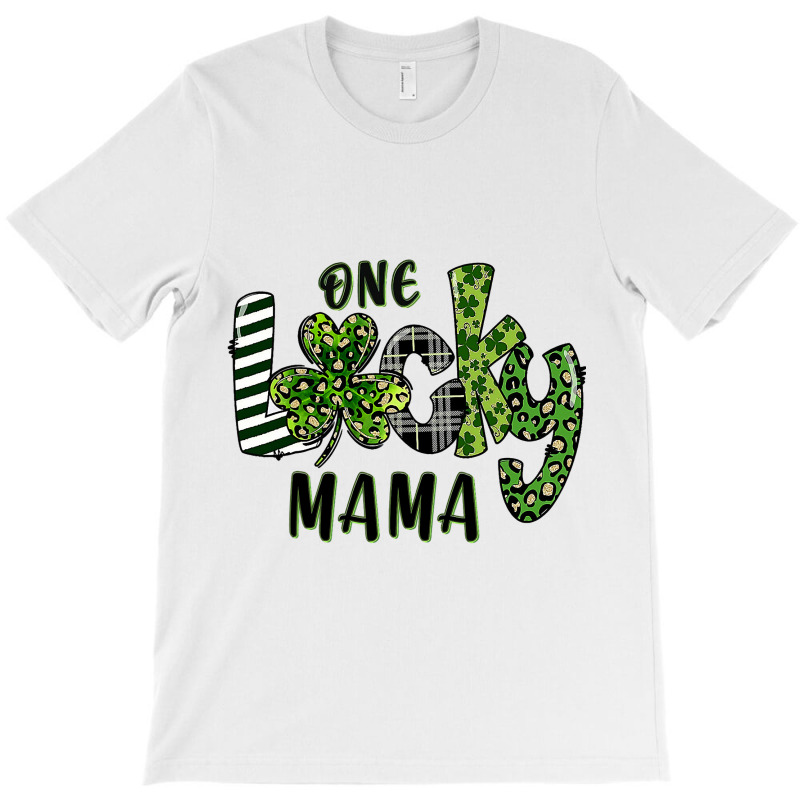 Shamrock Leopard One Lucky Mama St Patricks Day T-shirt | Artistshot