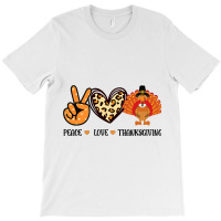 Peace Love Thanksgiving Fun Turkey Family Men Wome T-shirt | Artistshot