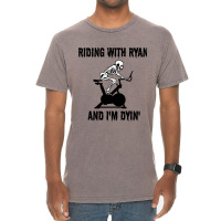 Riding With Ryan And Dyin Spinning Indoor Cycling  Vintage T-shirt | Artistshot