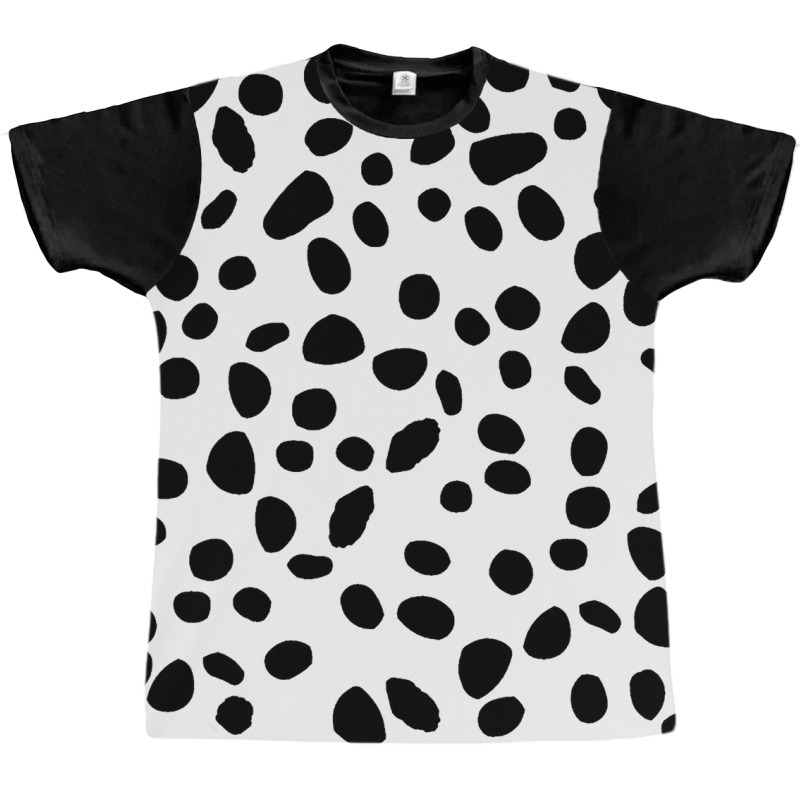 Spotted White With Black Polka Dots Diy Dalmatian6 Graphic T-shirt by ROBERTMORRISON | Artistshot