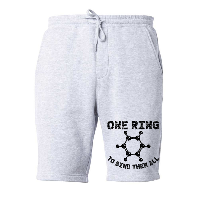 Ring To Bind Them All Chemistry Benzene Ring Molec Fleece Short by MARVINGARNER | Artistshot