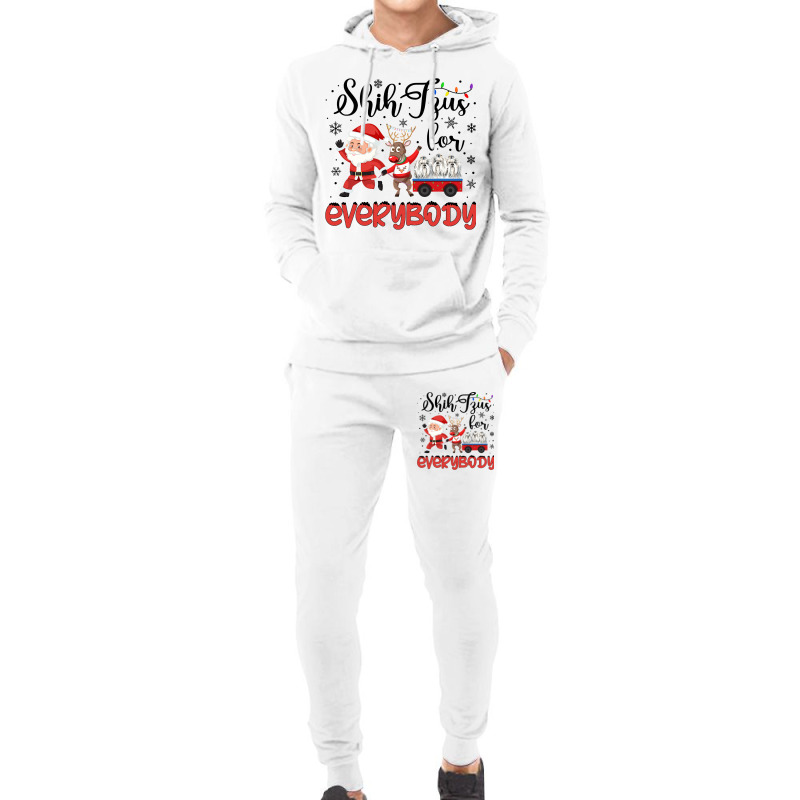 Shih Tzu Christmas Shih Tzus For Everybody Xmas Hoodie & Jogger Set | Artistshot