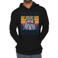 Shih Tzu Dad You May Not Have Given Me Life But Yo Lightweight Hoodie | Artistshot