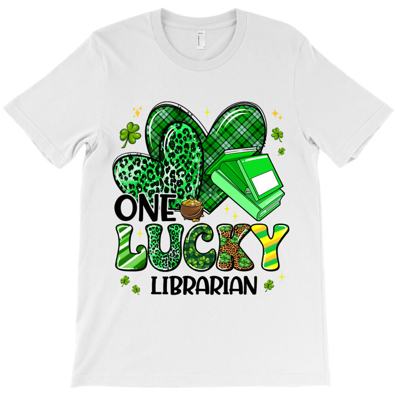 Shamrocks One Lucky Librarian Happy St Patricks Da T-shirt | Artistshot