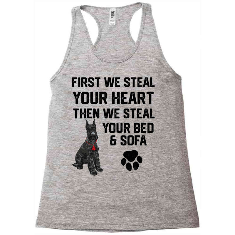 Steal Your Heart Steal Your Bed Miniature Schnauze Racerback Tank by GwendalyForsberg | Artistshot