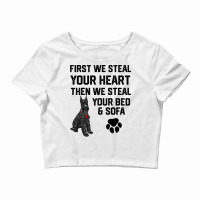 Steal Your Heart Steal Your Bed Miniature Schnauze Crop Top | Artistshot