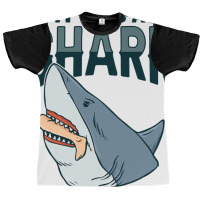 Shark Amputee Joke Leg Prosthetic Design For A Leg Graphic T-shirt | Artistshot