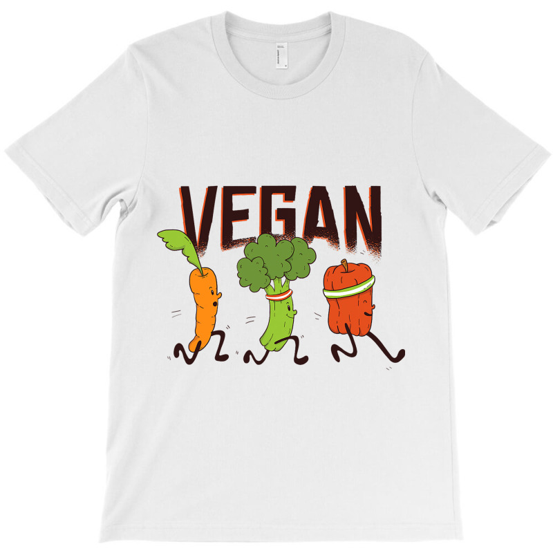 Plant Vegetarian Tomato Run Carrot Broccoli Vegeta T-shirt | Artistshot