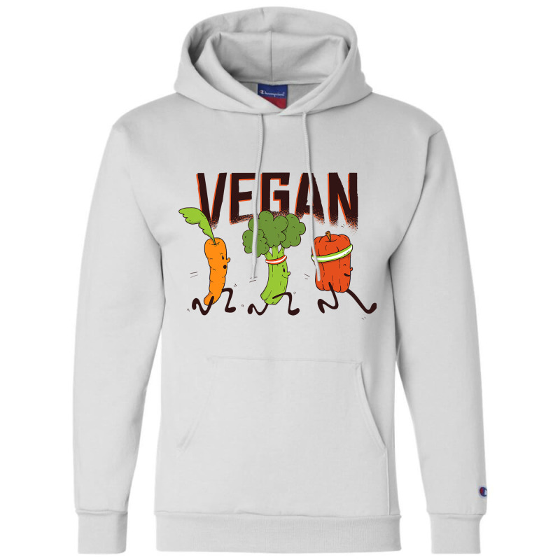 Plant Vegetarian Tomato Run Carrot Broccoli Vegeta Champion Hoodie | Artistshot