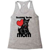 Scottish Terrier Mom Fun Scotty Art Scottish Racerback Tank | Artistshot