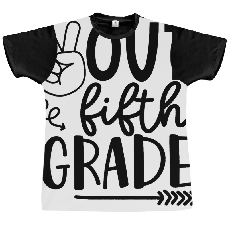 Peace Out 5th Grade Tie Dye Graduation Last Day Of Graphic T-shirt | Artistshot