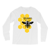 Queen Bee With Honeycomb For Her Royal Highness Long Sleeve Shirts | Artistshot