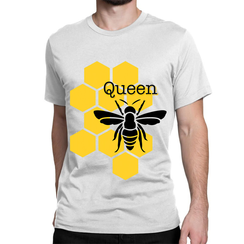 Queen Bee With Honeycomb For Her Royal Highness Classic T-shirt | Artistshot