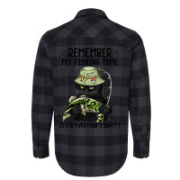 Remember My Fishing Time Is For Everyones Safety B Flannel Shirt | Artistshot