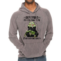 Remember My Fishing Time Is For Everyones Safety B Vintage Hoodie | Artistshot