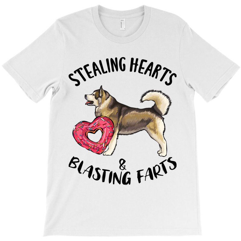 Stealing Hearts Blasting Farts Alaskan Malamute Va T-shirt | Artistshot