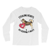 Stealing Hearts Blasting Farts Alaskan Malamute Va Long Sleeve Shirts | Artistshot