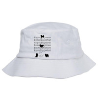 Samoyed Dog Samoyed Music Note Musician Cute Samoy Bucket Hat | Artistshot