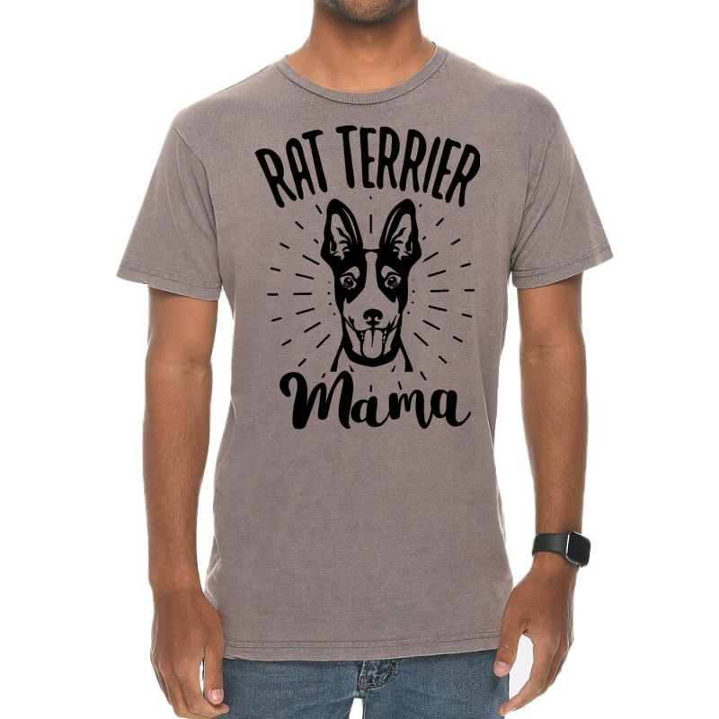 Rat Terrier Mama Dog Owner Vintage T-shirt | Artistshot