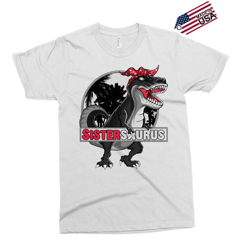 Sistersaurus T Rex Dinosaur Sister Family Matching Exclusive T-shirt | Artistshot