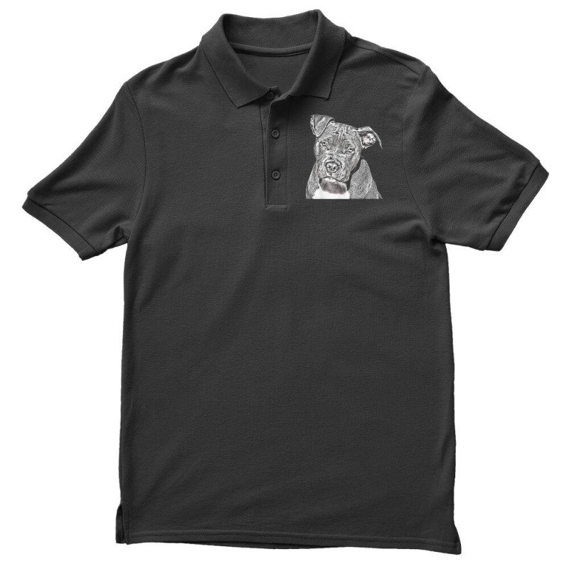 Dog Dad Pit Bull T Shirt Men's Polo Shirt | Artistshot