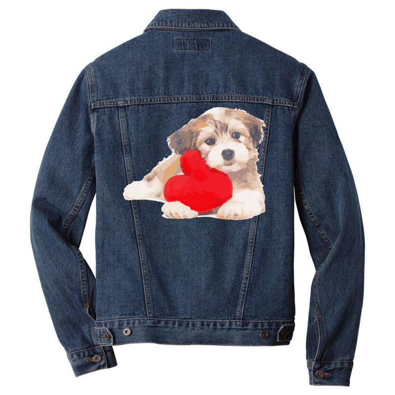 Dog Is My Valentine T  Shirt Dog Is My Valentine T  Shirt Men Denim Jacket | Artistshot