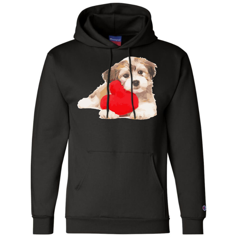 Dog Is My Valentine T  Shirt Dog Is My Valentine T  Shirt Champion Hoodie | Artistshot