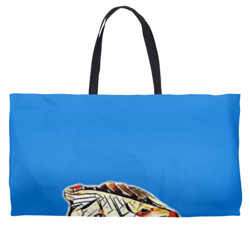 Golden Retriever Puppy Wearin Weekender Totes | Artistshot