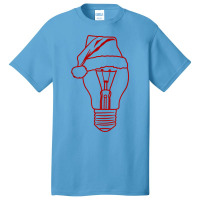 Electrician For Electronics Technician Christmas Light Lamp Basic T-shirt | Artistshot