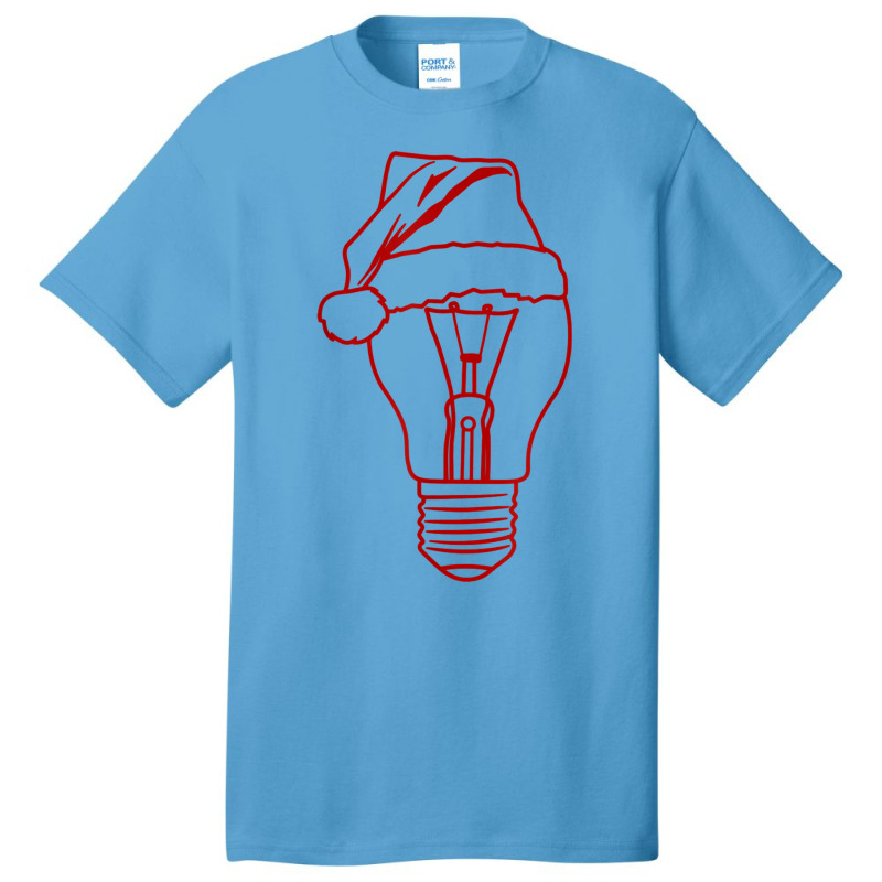 Electrician For Electronics Technician Christmas Light Lamp Basic T-shirt by Dapper | Artistshot