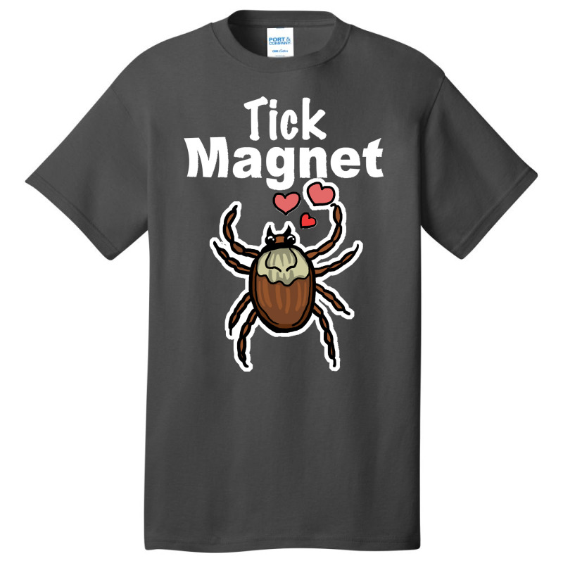 Tick Magnet Basic T-shirt by cm-arts | Artistshot