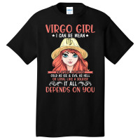 Virgo Girl Sweet Candy Cold Ice Evil As Hell Loyal Soldier Basic T-shirt | Artistshot