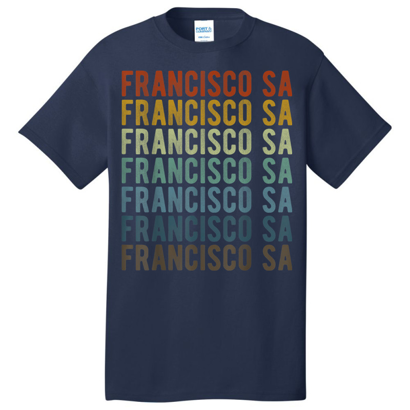 Francisco Sa City Brazil Retro Basic T-shirt | Artistshot