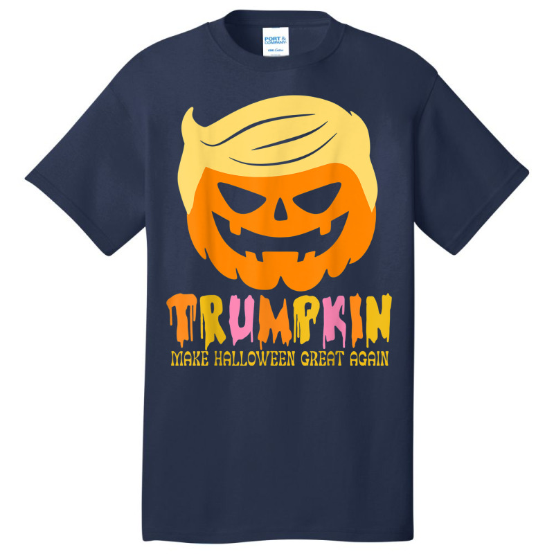 Trumpkin Halloween   Make Halloween Great Again   Funny Basic T-shirt | Artistshot