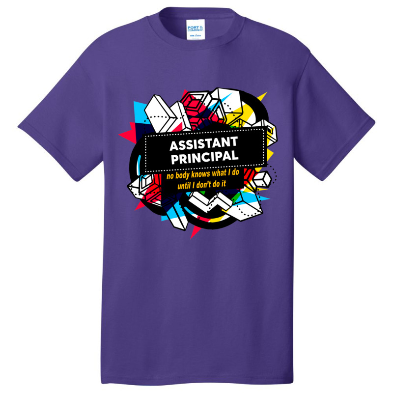 Assistant Principal Basic T-shirt by YURIYAMIGUD | Artistshot