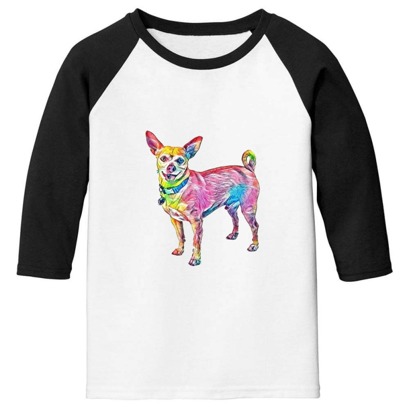 A Happy Little Chihuahua Dog Youth 3/4 Sleeve | Artistshot