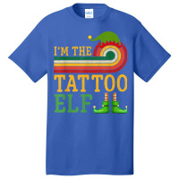 I'm The Tattoo Elf Matching Group Christmas Party Pajama Basic T-shirt | Artistshot