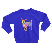 A Happy Little Chihuahua Dog Toddler Sweatshirt | Artistshot