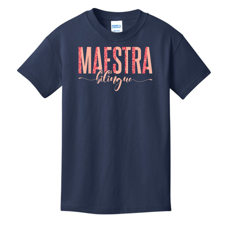 Spanish Teacher Maestras Maestra Bilingue Basic Youth T-shirt by Outpost | Artistshot