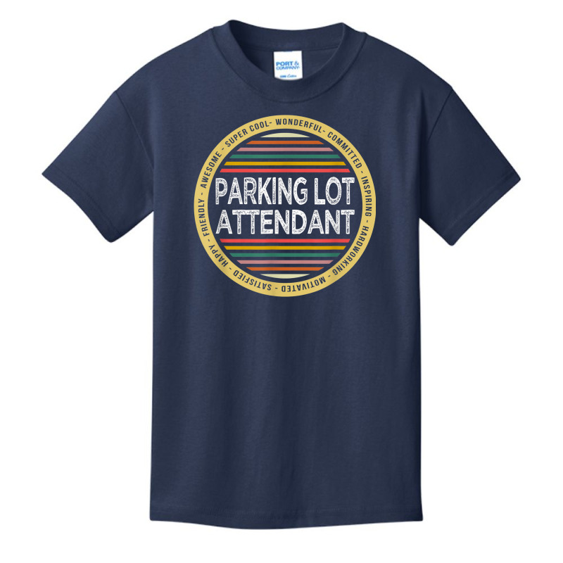 Parking Lot Attendant Shirt Funny Profession Appreciation Basic Youth T-shirt by Bewitch | Artistshot